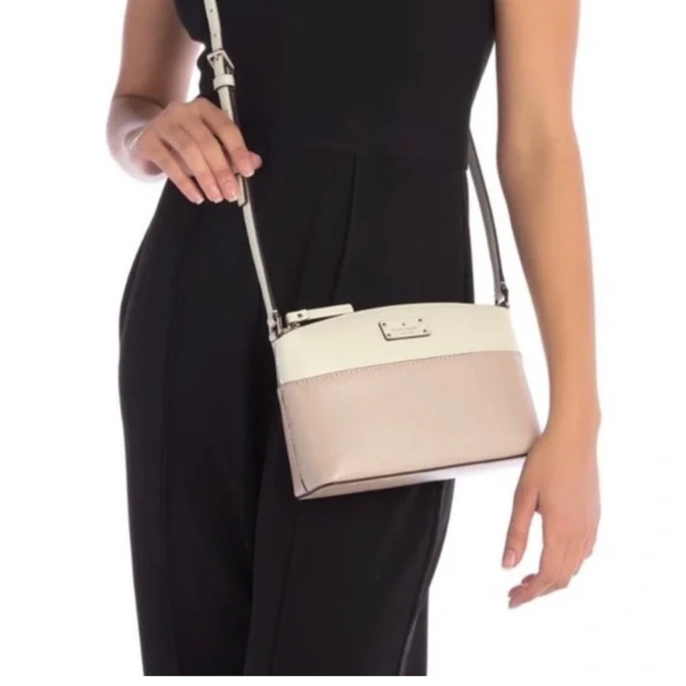 Kate Spade Grove Street Millie Crossbody Bag Mauve Ivory